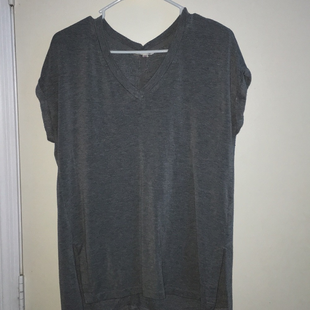 Long grey shirt